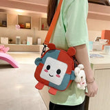 Girl Cartoon Messenger Bag Small Shoulder Crossbody Handbag
