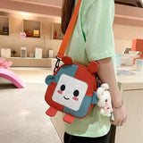Girl Cartoon Messenger Bag Small Shoulder Crossbody Handbag