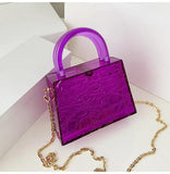 Transparent Small Phone Bag Chain Handbag Lipstick Messenger