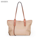 Winter Shoulder Bags High Leather Women Handbag Large Capacity Ladies Tote Bag