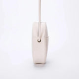 Eco Cotton Canvas Mini Bag Women Shoulder Bags Round Casual Daily Cross Body