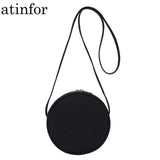 Eco Cotton Canvas Mini Bag Women Shoulder Bags Round Casual Daily Cross Body
