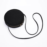 Eco Cotton Canvas Mini Bag Women Shoulder Bags Round Casual Daily Cross Body