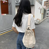 Women PU Leather Handbags Bucket Shoulder Bags Messenger Bag BG554