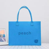 2pcs Felt Handbags Lightweight Large Capacity Shoulder Bags