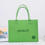 2pcs Felt Handbags Lightweight Large Capacity Shoulder Bags