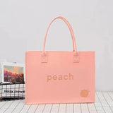 2pcs Felt Handbags Lightweight Large Capacity Shoulder Bags