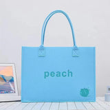 2pcs Felt Handbags Lightweight Large Capacity Shoulder Bags