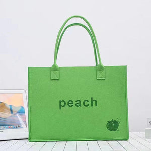 2pcs Felt Handbags Lightweight Large Capacity Shoulder Bags