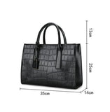 Crocodile Pattern Big Bag Women Handbags