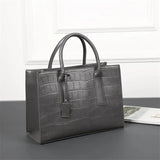 Crocodile Pattern Big Bag Women Handbags