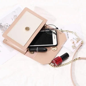 Leather Crossbody Bag For Travel Handbag Shoulder Messenger Bag