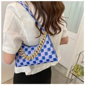 Vintage PU Leather Shoulder Underarm Bags for Women