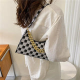 Vintage PU Leather Shoulder Underarm Bags for Women