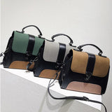 Vintage Top-Handle Bag Women Shoulder Bag Casual Hasp Handbag