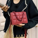 Women's Crossbody Bag PU Leather Clutch Shoulder Messenger Purse