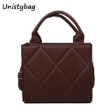 Unistybag Plaid Shoulder Bag for Women