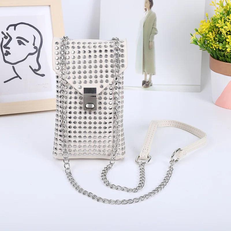 Summer Small Cross-body Phone Pouch Shoulder Bag with Chains