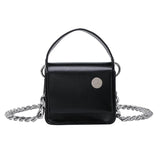 Mini Square Flap Bag PU Leather Women's Handbag Chain Shoulder Messenger Bags