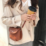 Vintage Shoulder Bag for Women PU Leather Mini Phone Purses
