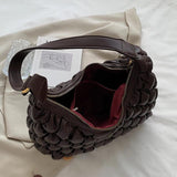Vintage Brown Purses Soft Leather Shoulder Bag Large Travel Handbags