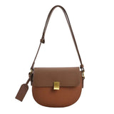 Retro Shoulder Bag Saddle Leather Woman Bags