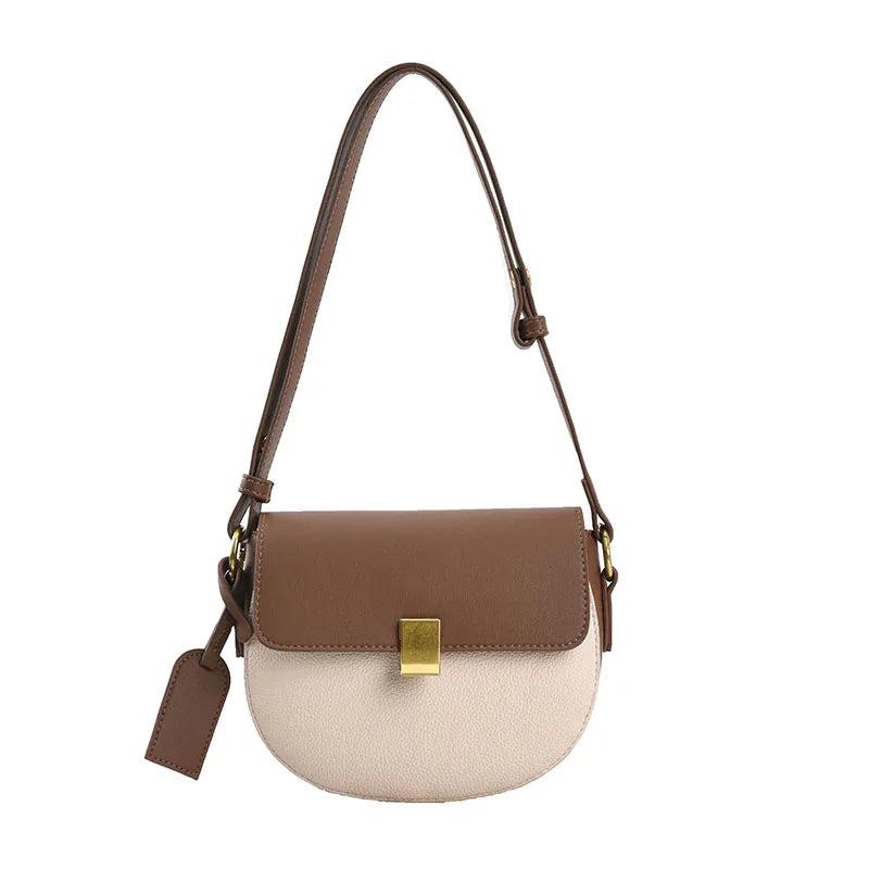 Retro Shoulder Bag Saddle Leather Woman Bags