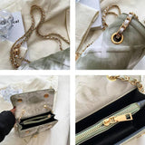 Tie-dye Shoulder Bag Crossbody Chain Flap Large Capacity Handbag