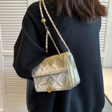 Tie-dye Shoulder Bag Crossbody Chain Flap Large Capacity Handbag