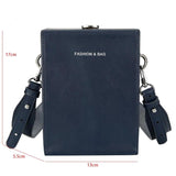 Mini Crossbody Bag Women Box Shape Shoulder Bag Casual Satchels Handbag