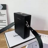 Mini Crossbody Bag Women Box Shape Shoulder Bag Casual Satchels Handbag