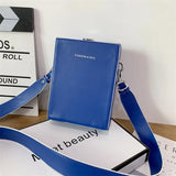 Mini Crossbody Bag Women Box Shape Shoulder Bag Casual Satchels Handbag