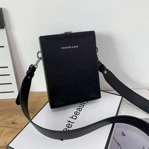 Mini Crossbody Bag Women Box Shape Shoulder Bag Casual Satchels Handbag