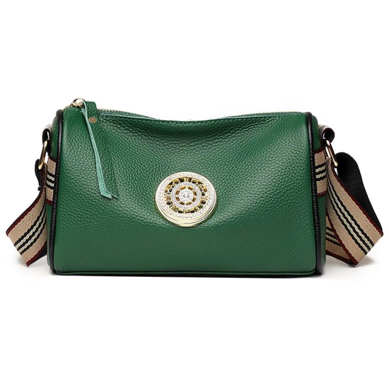 Retro Leather Messenger Bag for Women - Chic Shopping Handbag