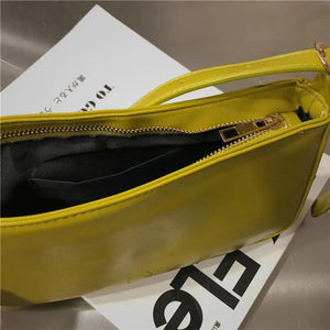 Vintage Crocodile Pattern Women Shoulder Bags Retro PU Leather Bags