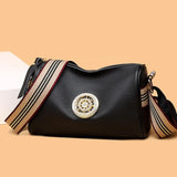 Soft Leather Shoulder Crossbody Bag Retro Messenger Pack Handbags