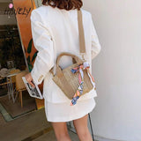 Summer Hot Scarf Shell Straw Bag Leisure Women Handbags