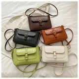 Wild Chain Messenger Bag PU Square Bag B495