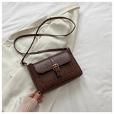 Wild Chain Messenger Bag PU Square Bag B495