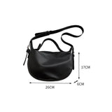 Women Shoulder Handbags Purses Casual Saddle Bag Travel Bags Zipper Crossbody