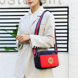 Vintage Nylon Messenger Bag Chains Shoulder Handbags