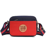 Vintage Nylon Messenger Bag Chains Shoulder Handbags