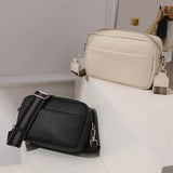 Small PU Leather Crossbody Bags for Woman Solid Shoulder Purses and Handbags