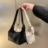 Small Shoulder Bags for Women Pu Leather Ladies Hobos Underarm Bag Casual