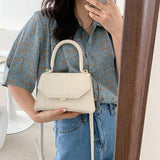Small PU Leather Handbag Crossbody Bag for Women
