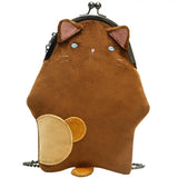 Summer Cat Shape Shoulder Bag PU Leather Women Messenger Crossbody Small Bag