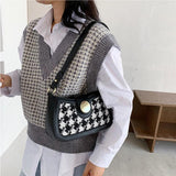 Vintage Ladies Handbag High Daily Shoulder Bag Women Underarm