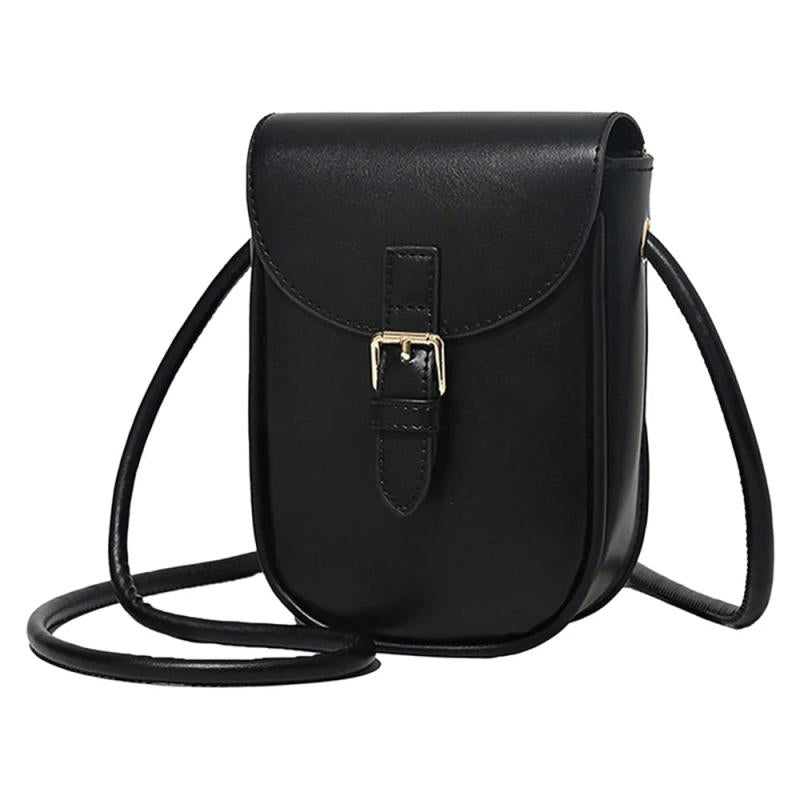 Women's Leather Mini Shoulder Bag Flap Crossbody Purses Handbags