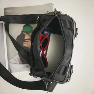 Unisex Hip Hop Cylindrical Crossbody Bag Nylon Female Messenger Bag