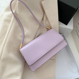 Women's Underarm Bags Style Shoulder Bags Handbags Solid and Ladies Bag